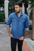 Camisa Jeans Manga Longa Com Bolso Masculina Rat Boy 468 - loja online