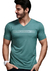 Camiseta Masculina Decote V Com Silk Viscose 343