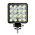 FAROL LED MINI QUADRADO 48W 16 LEDS