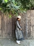 Kimono seda ikat plateada - comprar en línea