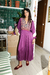 AFGHANI DRESS MORADO