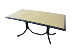 Mesa de formica rectangular borde laqueado - comprar online