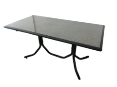 Mesa de formica rectangular borde laqueado en internet