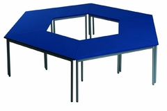 MESA DE JARDIN TRAPEZOIDAL 120 X 60 CM en internet