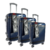 Set de Valijas Pierre Cardin - PC4017 X3 + 2 Almohadas de viaje PC 6001