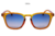 Óculos de Sol Oron Quadrado Lou Laranja Translucido (Unissex) - comprar online