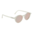 Óculos de Sol Oron Redondo Esportivo Espelhado Polarizado Bloom Transparente Fosco C/Rosê (Unissex)