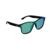 Óculos de Sol Oron Quadrado Esportivo Espelhado Polarizado Optimus Preto Fosco C/Verde (Unissex)