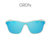 Óculos de Sol Oron Quadrado Esportivo Espelhado Polarizado Optimus Transparente Fosco C/Azul (Unissex) - comprar online