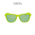 Óculos de Sol Oron Quadrado Esportivo Espelhado Tyler Verde Fosco (Unissex) - comprar online