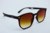 Óculos de Sol Oron Hexagonal Axel Marrom Fosco Degrade (Unissex)