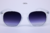 Óculos de Sol Oron Hexagonal Axel Transparente Fosco Degrade (Unissex) - comprar online