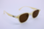 Óculos de Sol Oron Quadrado Lester White (Unissex)