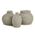 Kit de Minivasos Rustic Gray