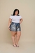Shorts Plus Size Metalizado Com Lycra - comprar online