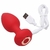 Plug Anal com Vibro e Controle - Libby Sex Shop