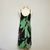 Vestido alça estampado verde - comprar online