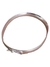 BRACELETE PRATA 925 LARGO ABAULADO OVAL 6,7CM X 6M