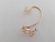 BRINCO EAR CUFF BORBOLETA ZIRCONIAS