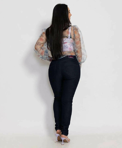 Calça Jeans Feminina Skinny Plus Size Biotipo Cintura Alta - comprar online