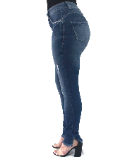 Calça Jeans Feminina Skinny Midi Biotipo Cintura média - comprar online
