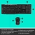 Kit Teclado + Mouse Inalambrico Mk270 Logitech Color Negro - comprar online