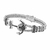 Statement Anchor Bangle - Prata - comprar online