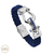 Pulseira Iconic de Couro Safira Atolyestone - comprar online