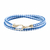 Pulseira Anzol Azul e Branco em Prata - comprar online