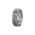 Anel Distressed Tire Tread em Prata - comprar online