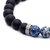 Pulseira Masculina Ágata com Pedras - Prata Sólida - comprar online