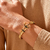 Statement Anchor Bangle - Prata na internet