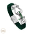 Pulseira Iconic de Couro Esmeralda Atolyestone - comprar online