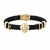 Pulseira de Couro Statement Leão - Ouro maciço - comprar online