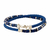 Pulseira Jasper Heishi com Contas e Couro em Prata - comprar online