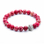 Pulseiras Leão Jasper com Contas - Prata Sólida - comprar online