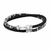 Pulseira Jasper Heishi com Contas e Couro em Prata - comprar online