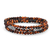 Pulseira Masculina Streamline com Contas Triplas - Atolyestone Brasil