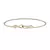 Pulseira Anzol Corrente Cubana em Ouro 14K