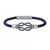 Pulseira de Couro Infinity em Ouro 18K - Atolyestone Brasil