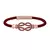 Pulseira de Couro Infinity em Ouro 18K - Atolyestone Brasil