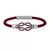 Pulseira de Couro Infinity em Ouro 18K - loja online