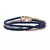 Imagem do Pulseira de Couro e Corrente Rope em Ouro 14K