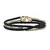 Pulseira de Couro e Corrente Rope em Ouro 14K - comprar online