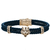 Pulseira de Couro Tigre em Prata - comprar online