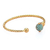 Pulseira Terra Cuff Feminina - Prata - Atolyestone Brasil