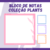 Bloquinho de Notas - Coleção Plants | Bloco de Notas Folhas Destacáveis