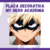 Placa Decorativa Katsuki Bakugou - My Hero Academia | 10x10 e 15x15 - Olenavits Store