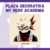 Placa Decorativa Katsuki Bakugou - My Hero Academia | 10x10 e 15x15 - loja online