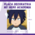 Placa Decorativa Amajiki Tamaki - My Hero Academia | 10x10 e 15x15 - comprar online